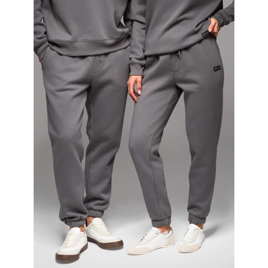 Unisex casual dark grey trousers Argan V18 OU-PSBC-0100 - Trousers Unisex casual dark grey trousers Argan V18 OU-PSBC-0100