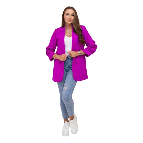 Moteriškas violetinis švarkas Florita 27724 - Moterims Moteriškas violetinis švarkas Florita 27724
