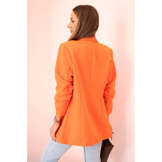 Moteriškas oranžinis švarkas Florita 32099 - Moterims Moteriškas oranžinis švarkas Florita 32099