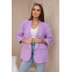 Moteriškas šviesiai violetinis švarkas Florita 24032 - Moterims Moteriškas šviesiai violetinis švarkas Florita 24032