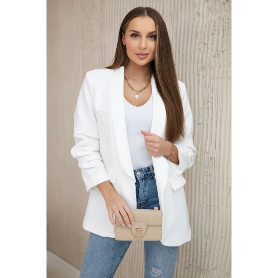 Women's white jacket Florita 23827 - For women Women's white jacket Florita 23827