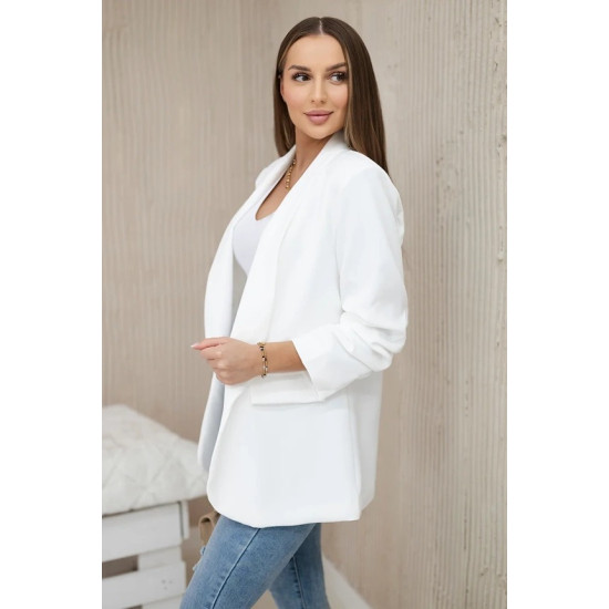 Women's white jacket Florita 23827 - For women Women's white jacket Florita 23827