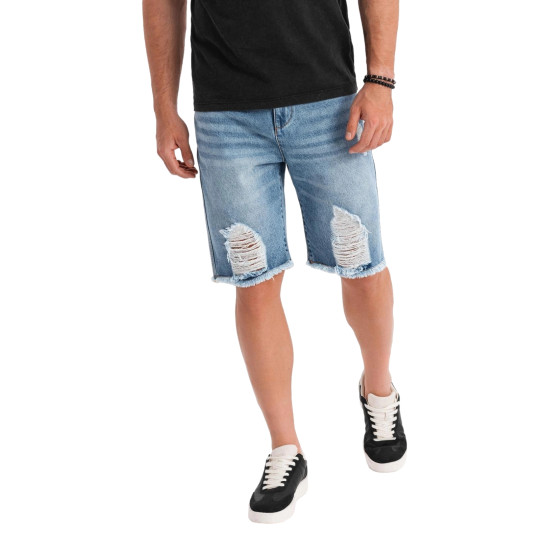 Men's light blue denim shorts Urban V2 OM-SRDS-0157 - Shorts | Bridges Men's light blue denim shorts Urban V2 OM-SRDS-0157
