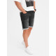 Men's black denim shorts Ragat V3 OM-SRDS-0164 - Shorts | Bridges Men's black denim shorts Ragat V3 OM-SRDS-0164