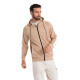 Brązowy sweter męski Dan V4 OM-SSZP-0210 - Swetry męskie| Swetry online Brązowy sweter męski Dan V4 OM-SSZP-0210