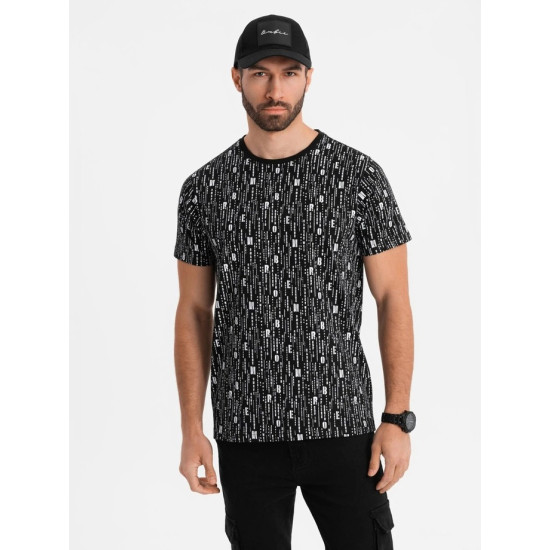 Vyriški juodos spalvos marškinėliai Authentic V2 OM-TSFP-0225