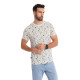 Vyriški baltos spalvos marškinėliai Authentic V1 OM-TSFP-0225