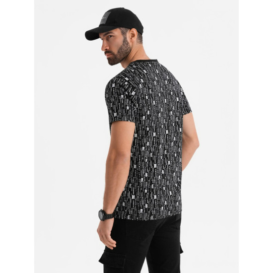 Vyriški juodos spalvos marškinėliai Authentic V2 OM-TSFP-0225