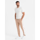 Men's brown casual trousers Adelf V4 OM-PASK-0229 - Trousers Men's brown casual trousers Adelf V4 OM-PASK-0229