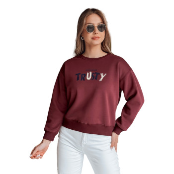 Женский бордовый джемпер Trusty