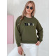 Women's khaki jumper Trusty BY1409 - Jumpers Women's khaki jumper Trusty BY1409