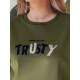 Women's khaki jumper Trusty BY1409 - Jumpers Women's khaki jumper Trusty BY1409
