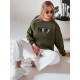 Women's khaki jumper Trusty BY1409 - Jumpers Women's khaki jumper Trusty BY1409