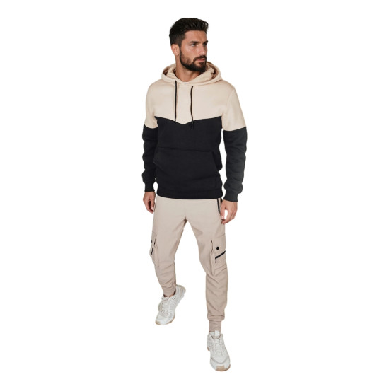 Men's beige jumper Race BX5880 - Jumpers Men's beige jumper Race BX5880