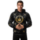 Men's black jumper with gold print Kanna O/B267 - Men's Sweaters| Sweaters online Men's black jumper with gold print Kanna O/B267