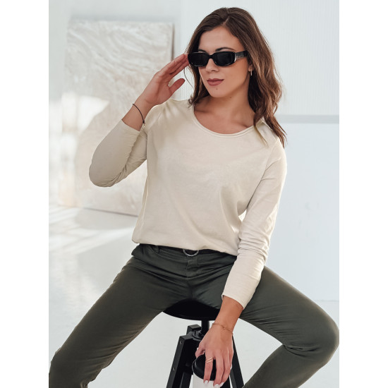 Moteriška rusva palaidinė su pakabuku Minimoda RY2680 - Moterims Moteriška rusva palaidinė su pakabuku Minimoda RY2680