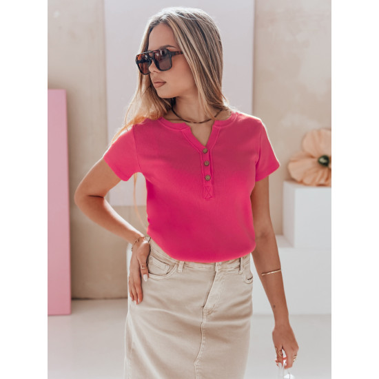 Moteriška rožinės spalvos palaidinė Kiss Look RY2832 - Moterims Moteriška rožinės spalvos palaidinė Kiss Look RY2832