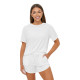 Women's white velour set Mona