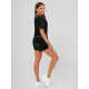 Women's velour black set Stel JS/35C1616/3 - For women Women's velour black set Stel JS/35C1616/3