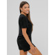 Women's black velour set Mona JS/35C1717/3 - For women Women's black velour set Mona JS/35C1717/3