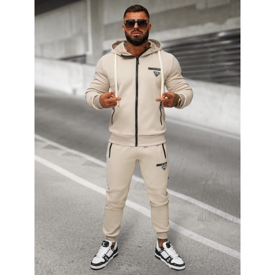 Men's brown tracksuit set Icon O/LN11760 - For men Men's brown tracksuit set Icon O/LN11760