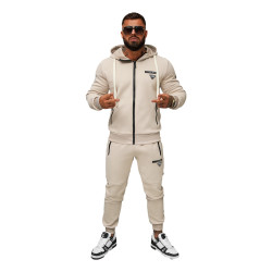 Vyriškas rusvos spalvos sportinio kostiumo komplektas Icon Vyriškas rusvos spalvos sportinio kostiumo komplektas Icon