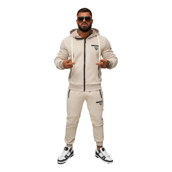 Men's brown tracksuit set Icon O/LN11760 - For men Men's brown tracksuit set Icon O/LN11760