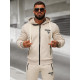 Men's brown tracksuit set Icon O/LN11760 - For men Men's brown tracksuit set Icon O/LN11760