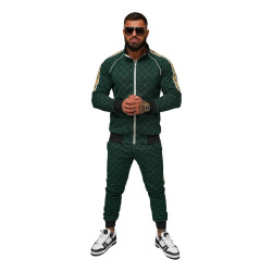 Vyriškas žalias sportinio kostiumo komplektas Design Vyriškas žalias sportinio kostiumo komplektas Design