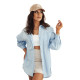 Women's light blue shirt Levy DY0382 - For women Women's light blue shirt Levy DY0382