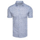 Men's blue short-sleeved shirt Tol