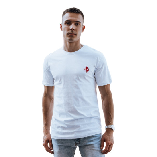 Vyriški baltos spalvos marškinėliai Marly RX5564
