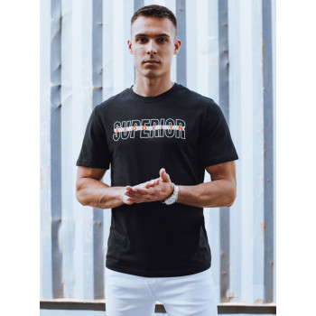 Мужские чёрные футболки с надписью Superior