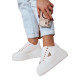 Women's white casual shoes Snikpik