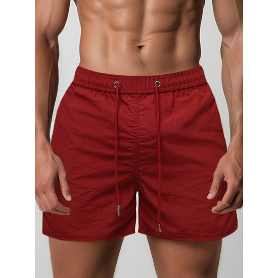 Men's burgundy shorts Vidi JS/XL018/21 - Shorts | Bridges Men's burgundy shorts Vidi JS/XL018/21
