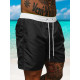 Men's shorts black/white Renald JS/17K561/2 - Shorts | Bridges Men's shorts black/white Renald JS/17K561/2