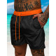 Men's shorts black/orange Renald JS/17K561/6 - Shorts | Bridges Men's shorts black/orange Renald JS/17K561/6