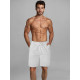 Miesten valkoiset shortsit Akel TMK/DC809/2 - Lyhytelokuvat | Sillat Miesten valkoiset shortsit Akel TMK/DC809/2