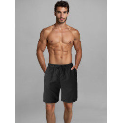 Vyriški juodos spalvos šortai Akel