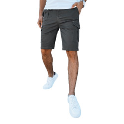 Vyriški tamsiai pilkos spalvos šortai Gam