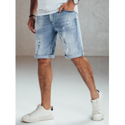 Vyriški mėlyni džinsiniai šortai Jener