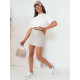 Women's beige mini skirt Daniz CY0443 - For women Women's beige mini skirt Daniz CY0443