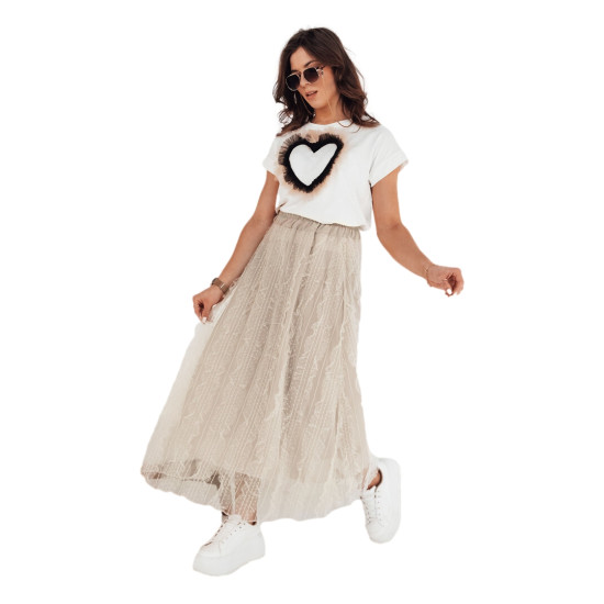 Women's brownish tulle skirt Fliss CY0424 - For women Women's brownish tulle skirt Fliss CY0424