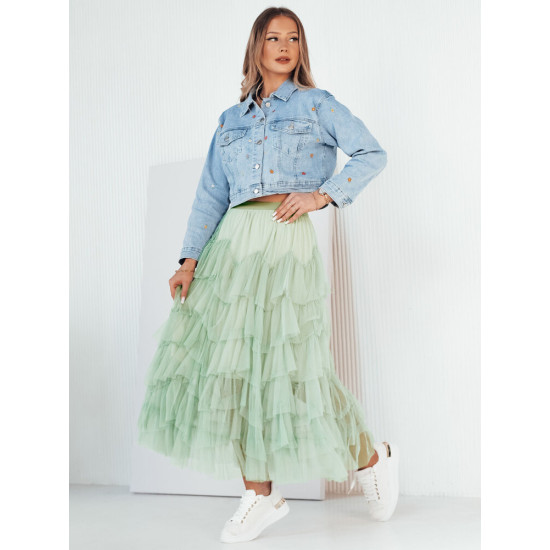 Women's mint-coloured tulle skirt Milani CY0430 - For women Women's mint-coloured tulle skirt Milani CY0430