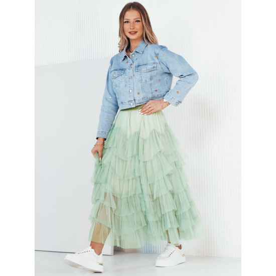 Women's mint-coloured tulle skirt Milani CY0430 - For women Women's mint-coloured tulle skirt Milani CY0430