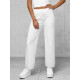 Women's white wide velvet trousers Metal JS/92K519/1 - Jeans and Trousers Women's white wide velvet trousers Metal JS/92K519/1