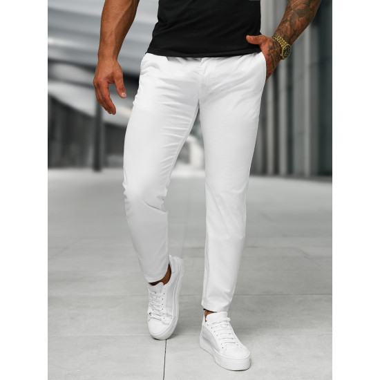 Men's white trousers Gala BL/SK222/2 - Trousers Men's white trousers Gala BL/SK222/2