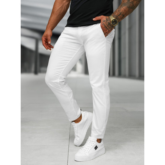 Men's white trousers Gala BL/SK222/2 - Trousers Men's white trousers Gala BL/SK222/2