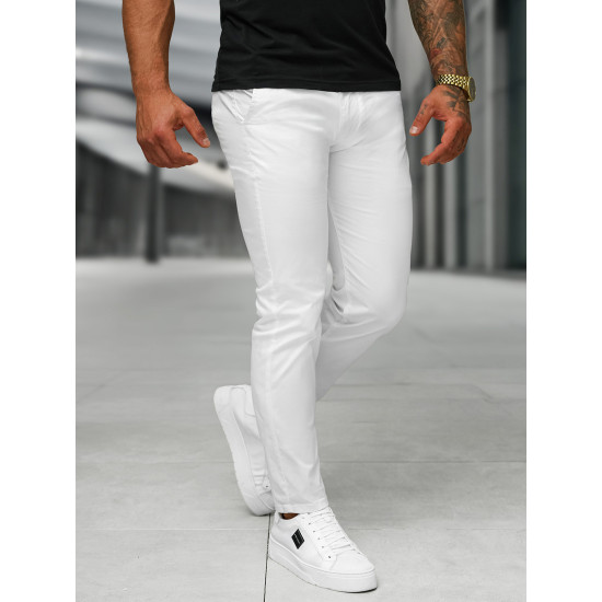 Men's white trousers Gala BL/SK222/2 - Trousers Men's white trousers Gala BL/SK222/2