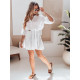 Ladies white summer dress Lyvonne EY2613 - For women Ladies white summer dress Lyvonne EY2613